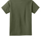 Port & Company PC54Y Youth Core Cotton Tee, Olive Drab Green, Flat back