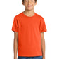 Port & Company PC54Y Youth Core Cotton Tee, Orange, Model front