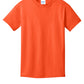 Port & Company PC54Y Youth Core Cotton Tee, Orange, Flat front