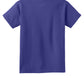 Port & Company PC54Y Youth Core Cotton Tee, Purple, Flat back