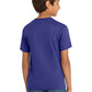 Port & Company PC54Y Youth Core Cotton Tee, Purple, Model back