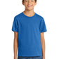 Port & Company PC54Y Youth Core Cotton Tee, Royal, Model front