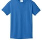 Port & Company PC54Y Youth Core Cotton Tee, Royal, Flat front