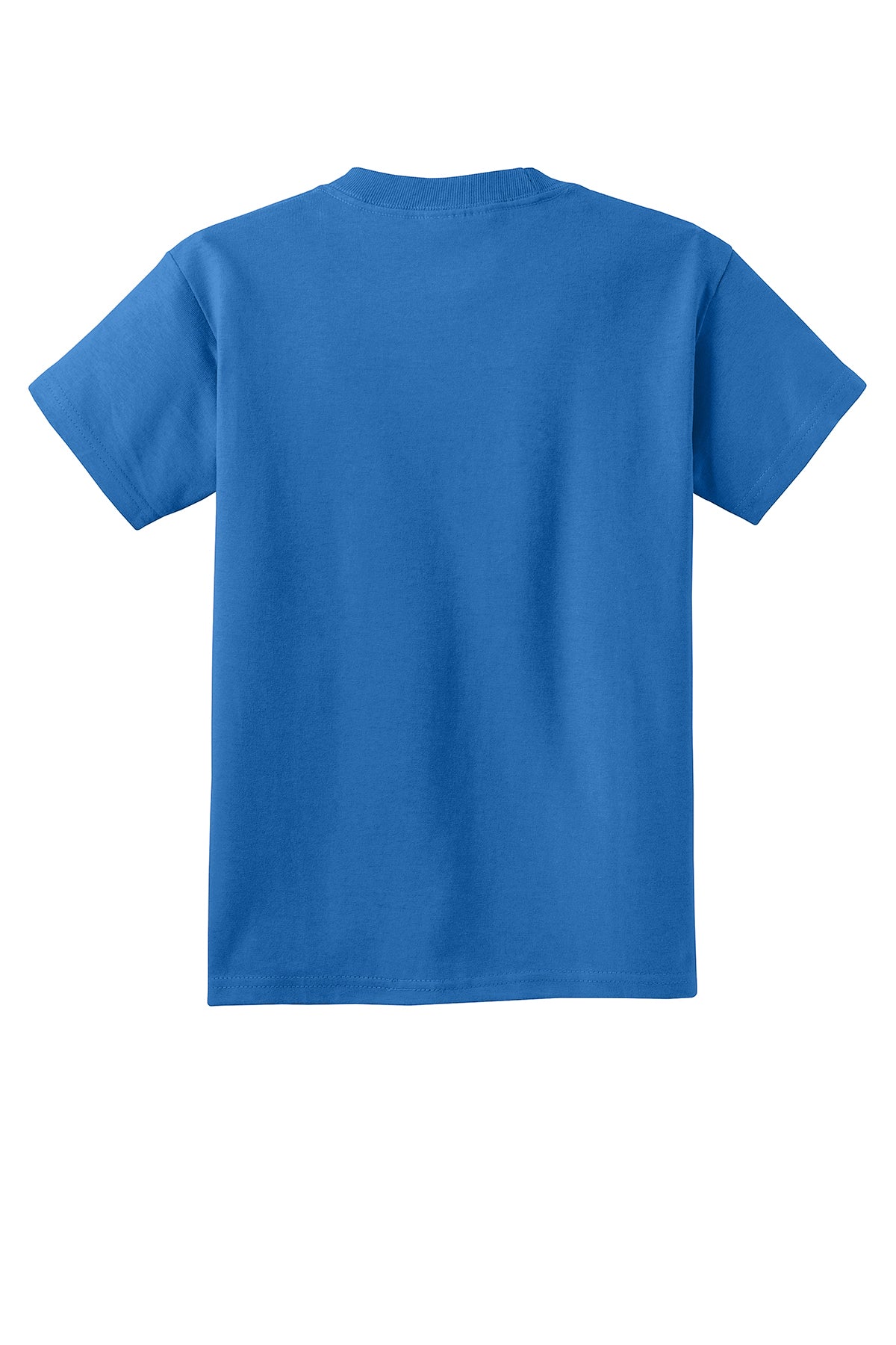 Port & Company PC54Y Youth Core Cotton Tee, Royal, Flat back