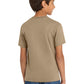 Port & Company PC54Y Youth Core Cotton Tee, Sand, Model back