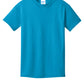 Port & Company PC54Y Youth Core Cotton Tee, Sapphire, Flat front