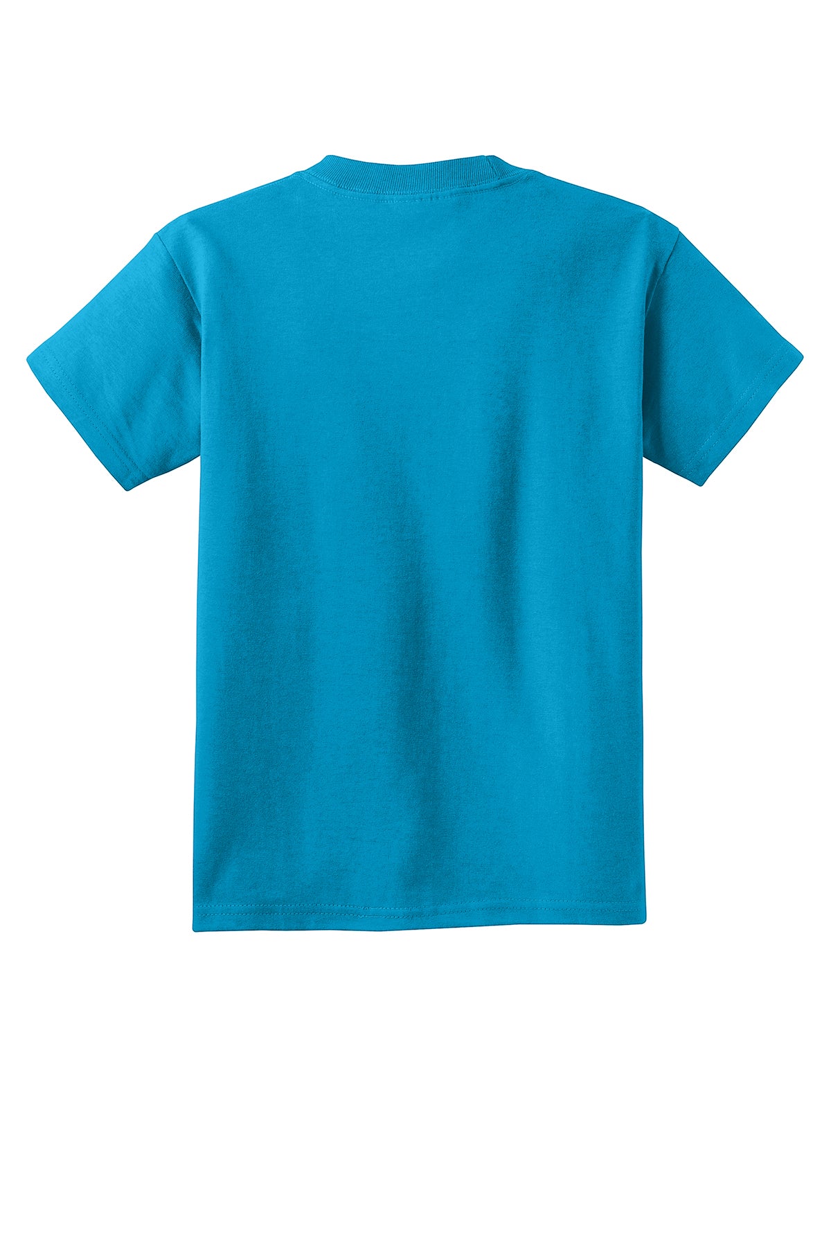 Port & Company PC54Y Youth Core Cotton Tee, Sapphire, Flat back
