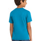 Port & Company PC54Y Youth Core Cotton Tee, Sapphire, Model back