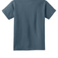 Port & Company PC54Y Youth Core Cotton Tee, Steel Blue, Flat back