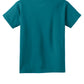 Port & Company PC54Y Youth Core Cotton Tee, Teal, Flat back