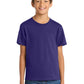 Port & Company PC54Y Youth Core Cotton Tee, Team Purple, Model front