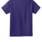 Port & Company PC54Y Youth Core Cotton Tee, Team Purple, Flat back