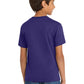 Port & Company PC54Y Youth Core Cotton Tee, Team Purple, Model back