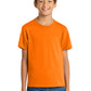 Port & Company PC54Y Youth Core Cotton Tee, Tennessee Orange, Model front