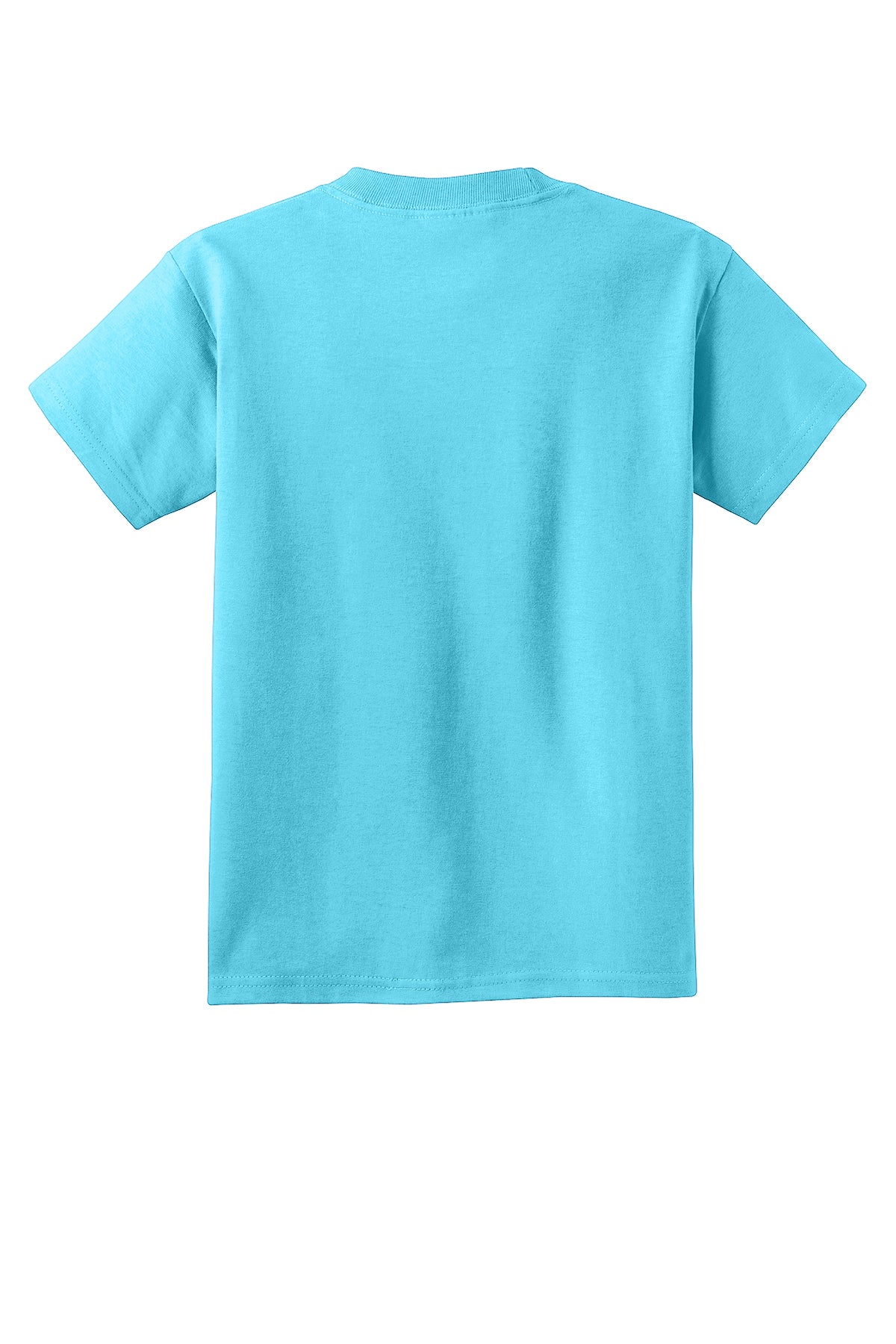Port & Company PC54Y Youth Core Cotton Tee, Tidal Wave, Flat back