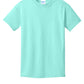 Port & Company PC54Y Youth Core Cotton Tee, True Celadon, Flat front