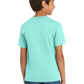 Port & Company PC54Y Youth Core Cotton Tee, True Celadon, Model back