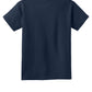Port & Company PC54Y Youth Core Cotton Tee, True Navy, Flat back