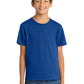 Port & Company PC54Y Youth Core Cotton Tee, True Royal, Model front