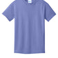 Port & Company PC54Y Youth Core Cotton Tee, Violet, Flat front
