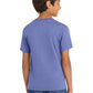 Port & Company PC54Y Youth Core Cotton Tee, Violet, Model back