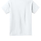 Port & Company PC54Y Youth Core Cotton Tee, White, Flat back