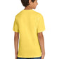 Port & Company PC54Y Youth Core Cotton Tee, Yellow, Model back