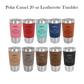 20 oz Leatherette Polar Camel Tumbler