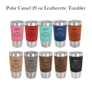 20 oz Leatherette Polar Camel Tumbler