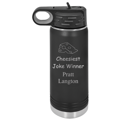 20 oz Polar Camel Water Bottle - Black