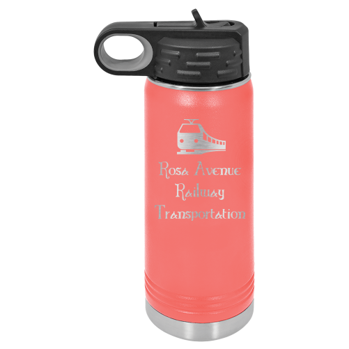 20 oz Polar Camel Water Bottle - Coral
