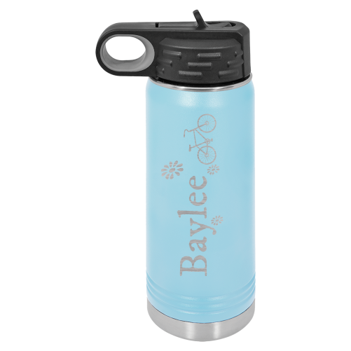 20 oz Polar Camel Water Bottle - Light Blue