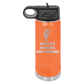 20 oz Polar Camel Water Bottle - Orange