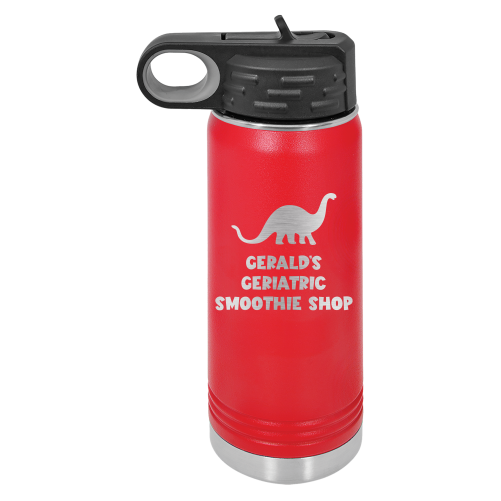 20 oz Polar Camel Water Bottle - Red