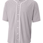 A4 Short Sleeve Full-Button Baseball Top A4N4184