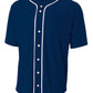 A4 Short Sleeve Full-Button Baseball Top A4N4184