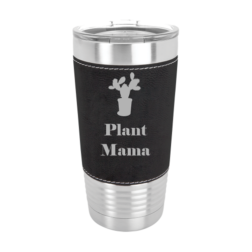 20 oz Leatherette Polar Camel Tumbler - Black