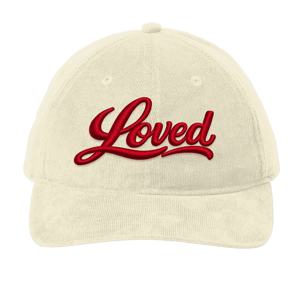 Loved Port Authority Light Corduroy Dad Cap