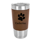 20 oz Leatherette Polar Camel Tumbler - Dark Brown
