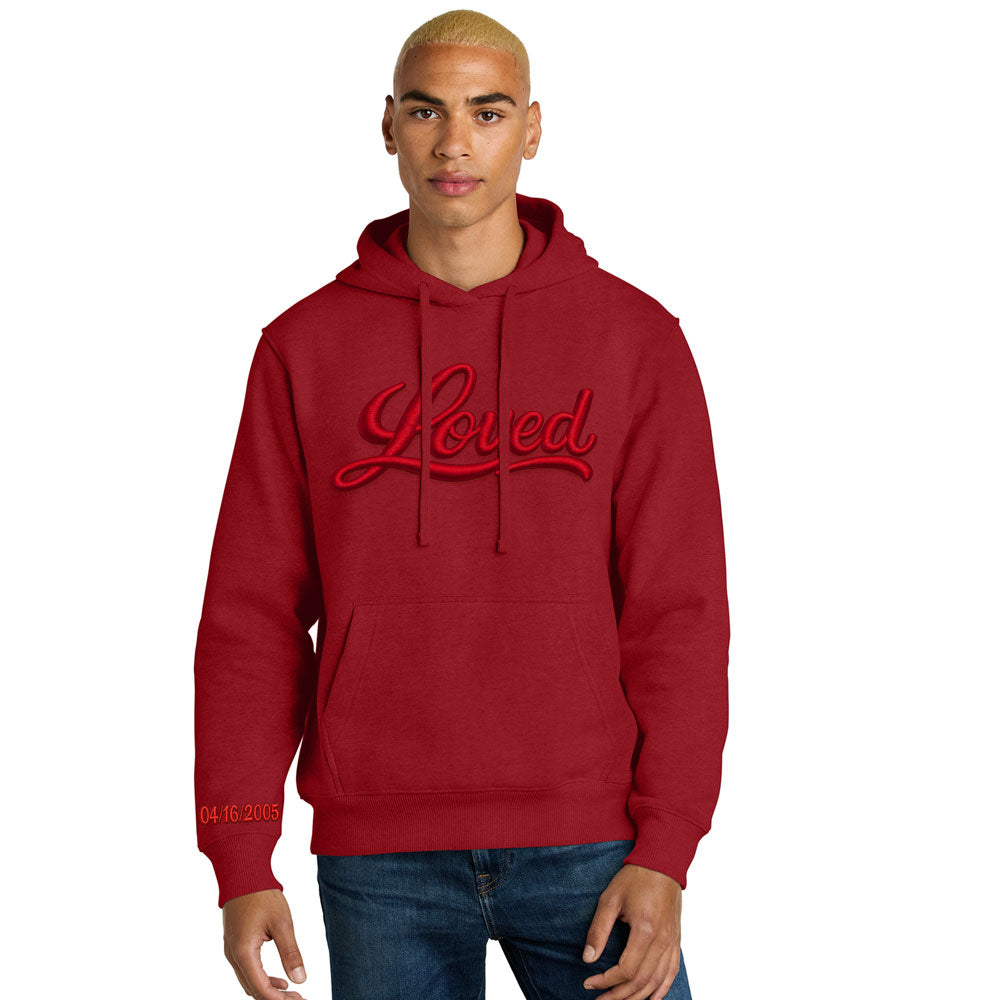 Loved District® V.I.T.™ Super Heavyweight Fleece Hoodie - Classic Red
