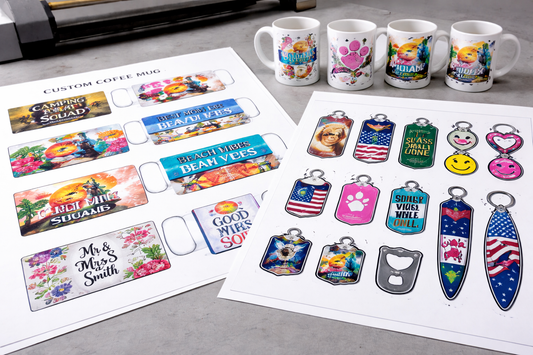 DYE SUBLIMATION HEAT TRANSFER SHEET BUILDER