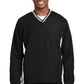 Sport-Tek ®  Tipped V-Neck Raglan Wind Shirt. JST62