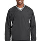 Sport-Tek ®  Tipped V-Neck Raglan Wind Shirt. JST62