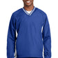 Sport-Tek ®  Tipped V-Neck Raglan Wind Shirt. JST62