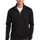 Sport-Tek  ®  Tricot Sleeve Stripe Track Jacket. JST94