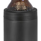 Black standard beverage holder with a bottle inserted