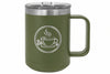 15oz Laser Engravable Polar Camel Vacuum Insulated Travel Mug with Slider Lid
