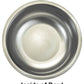 Inside of stainless steel pet bowl