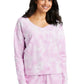 Port & Co ™  Women's Beach Wash ®  Cloud Tie-Dye V-Neck Sweatshirt LPC140V