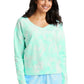 Port & Co ™  Women's Beach Wash ®  Cloud Tie-Dye V-Neck Sweatshirt LPC140V